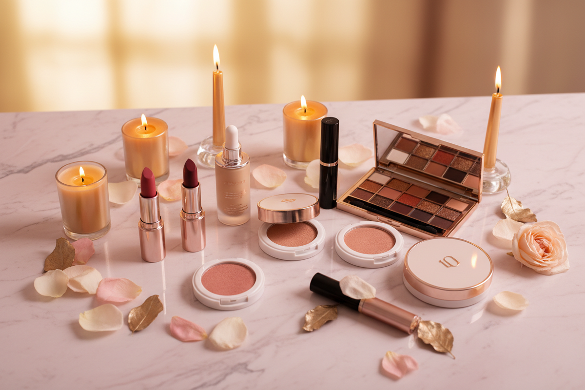 7-8 Cosmetics Products with Ambience
